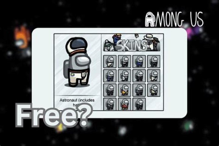 Are among us skins free on pc?