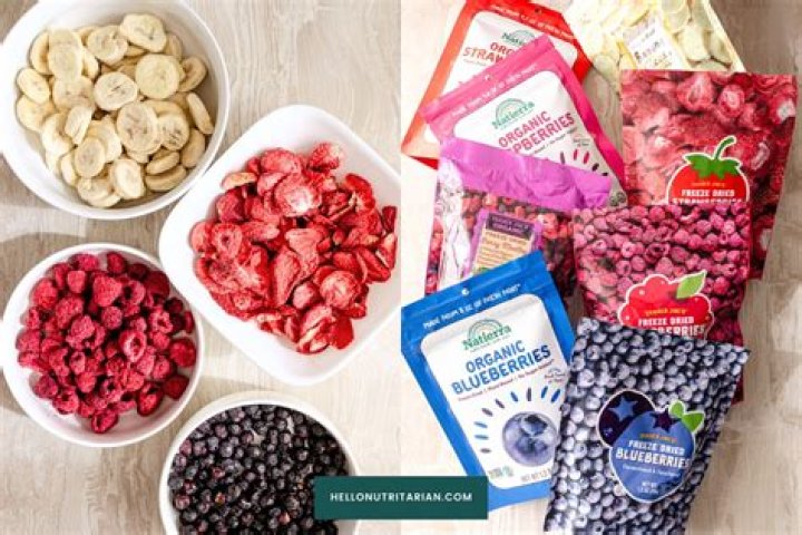 Are freeze dried fruit healthy?