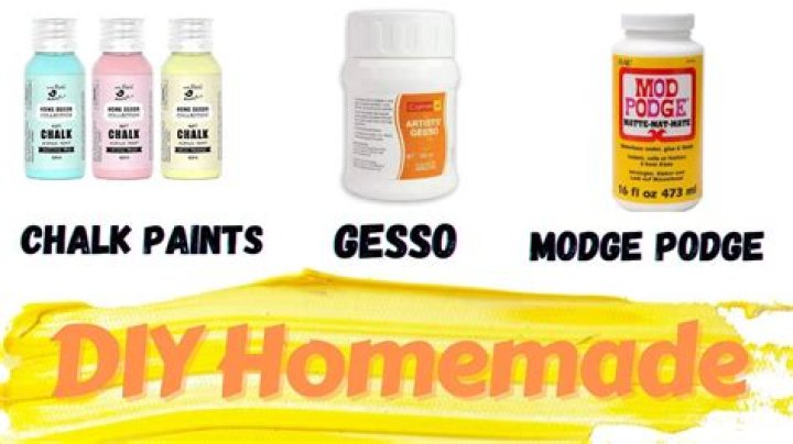 Are gesso and modge podge the same?