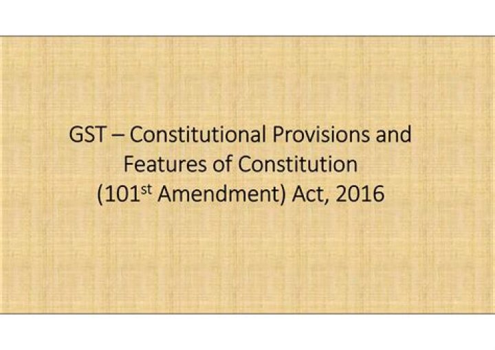 By which constitutional amendment gst?