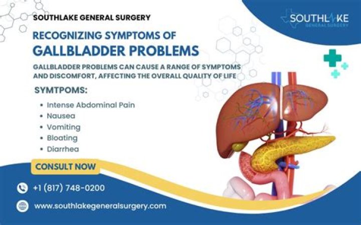 Can a diseased gallbladder cause liver problems?