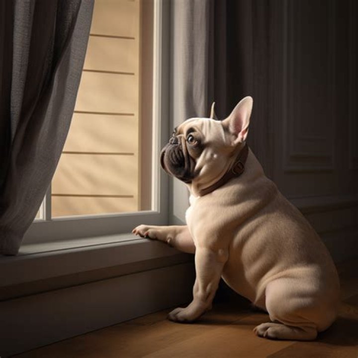 Can french bulldogs be left alone?
