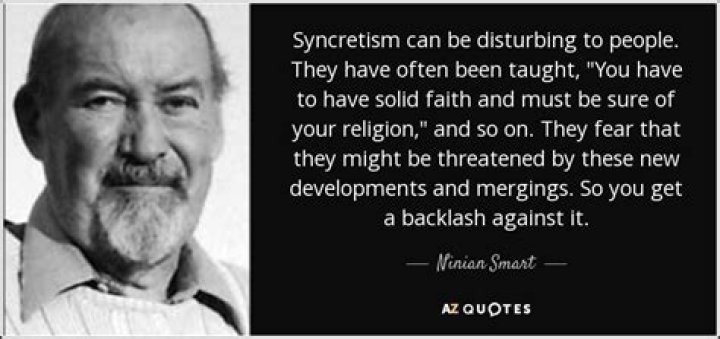 Can someone be syncretism?