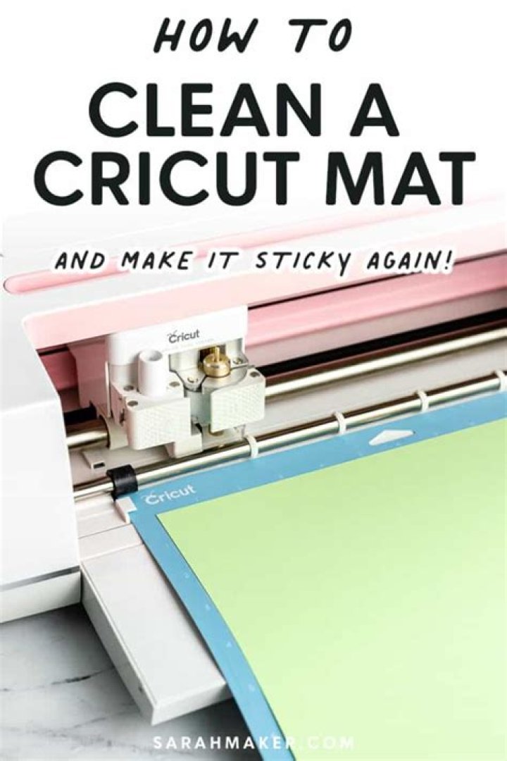 Can you clean a cricut mat?