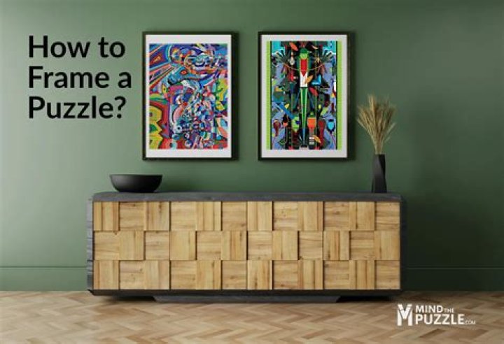 Can you frame a puzzle without gluing it?