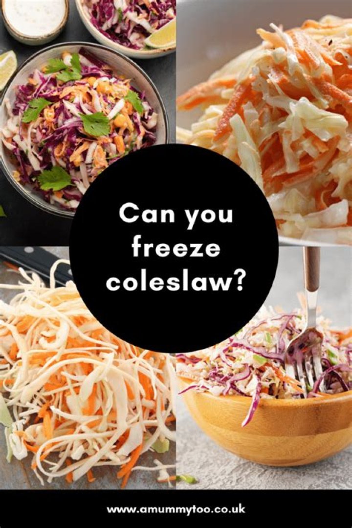 Can you freeze coleslaw?