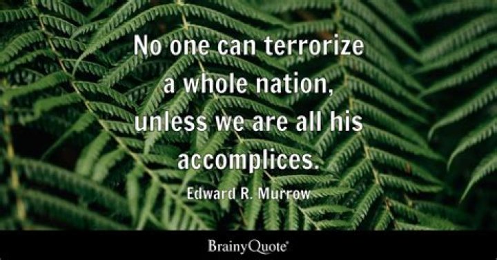 Can you terrorize someone?