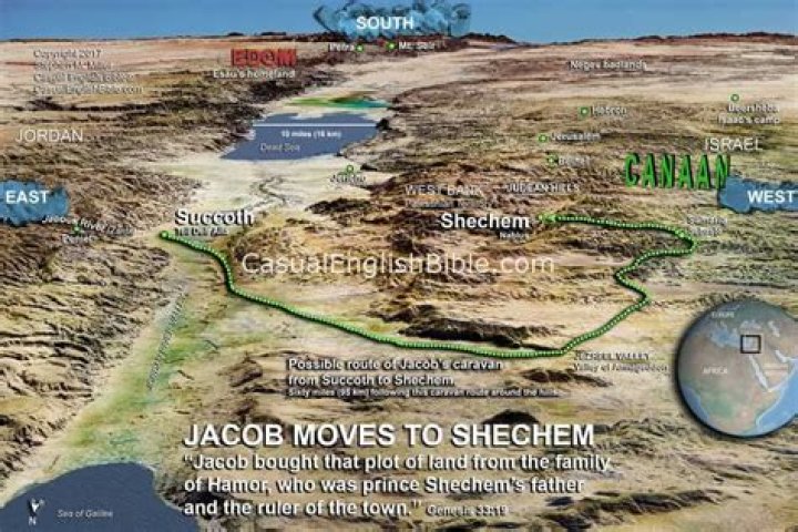 Did god tell jacob to go to shechem?