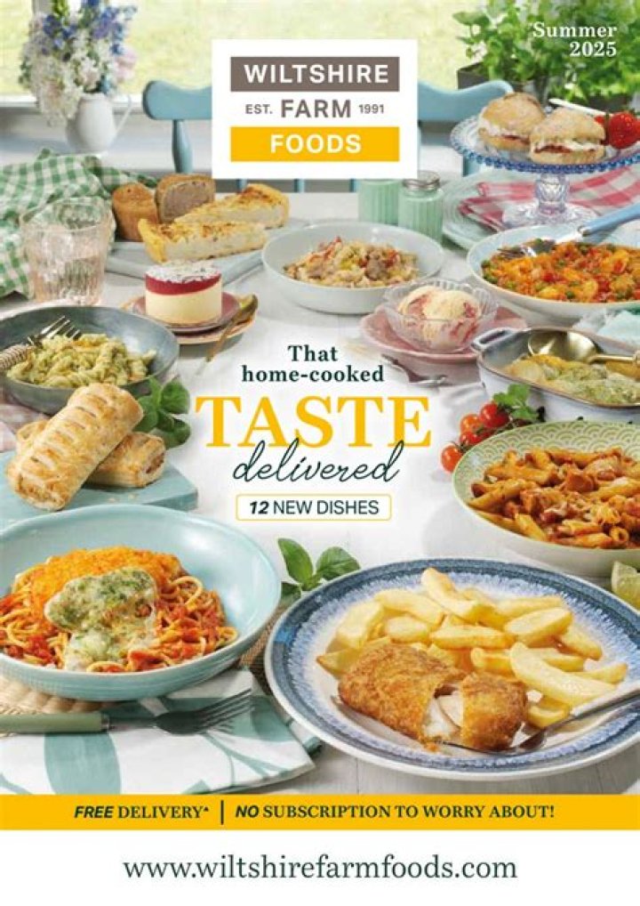 Do wiltshire farm foods deliver hot meals?