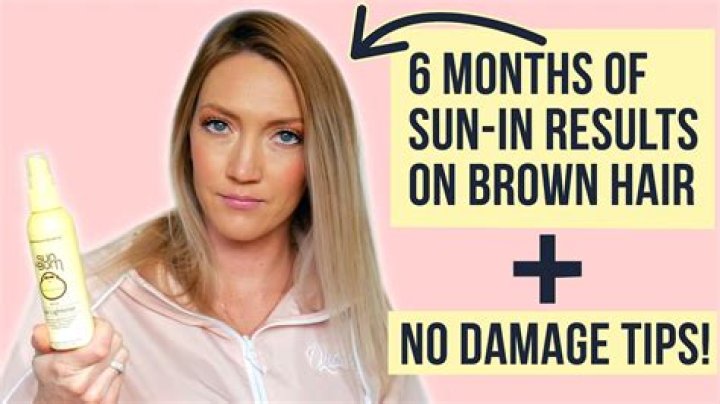 Does brown hair get lighter in the sun?