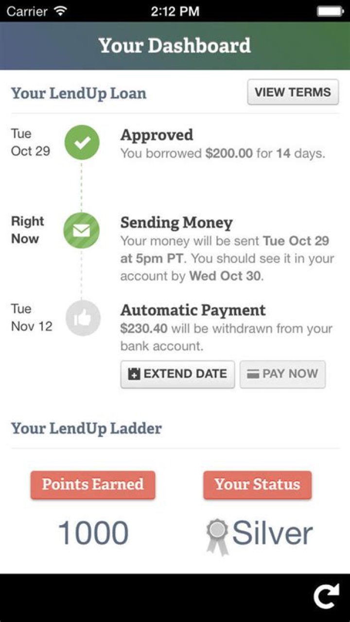 Does lendup have an app?