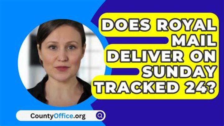 Does royal mail deliver on sunday?