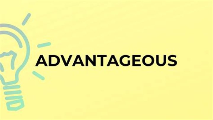 Does the word advantageous exist?