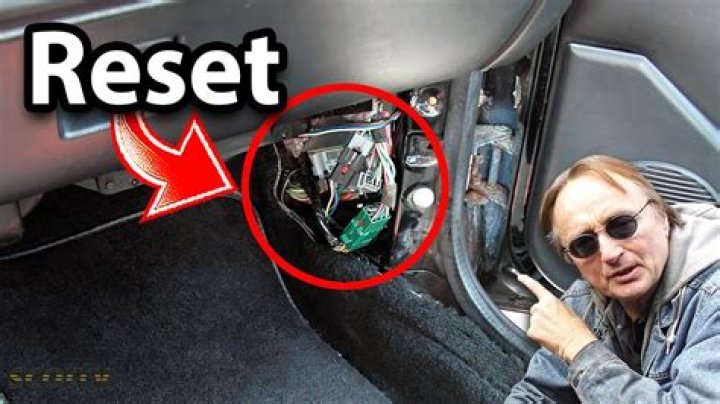Does unhooking your battery reset?