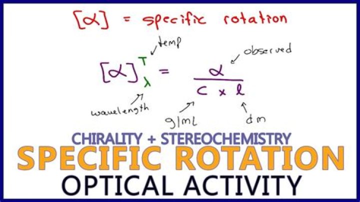 Formula for optically active?
