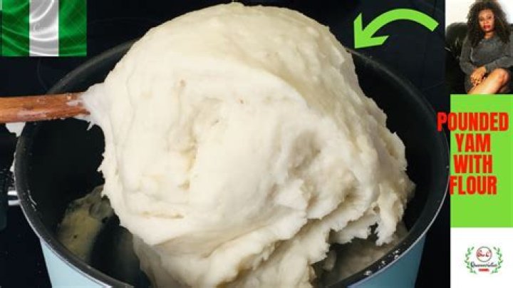 How is pounded yam flour made?