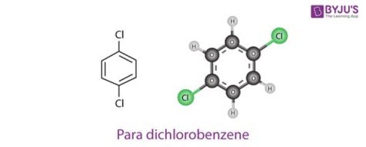 How many atoms are in paradichlorobenzene?