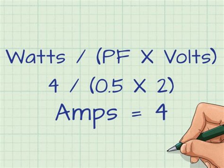 How to calculate ampere?