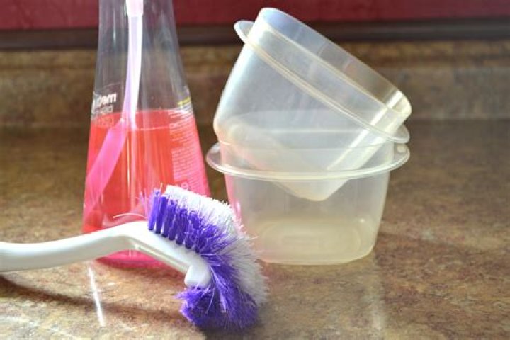 How to clean discoloured plastic?