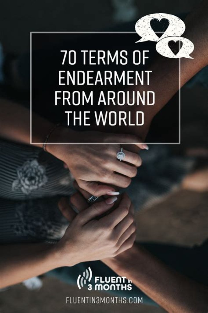 How to define term of endearment?