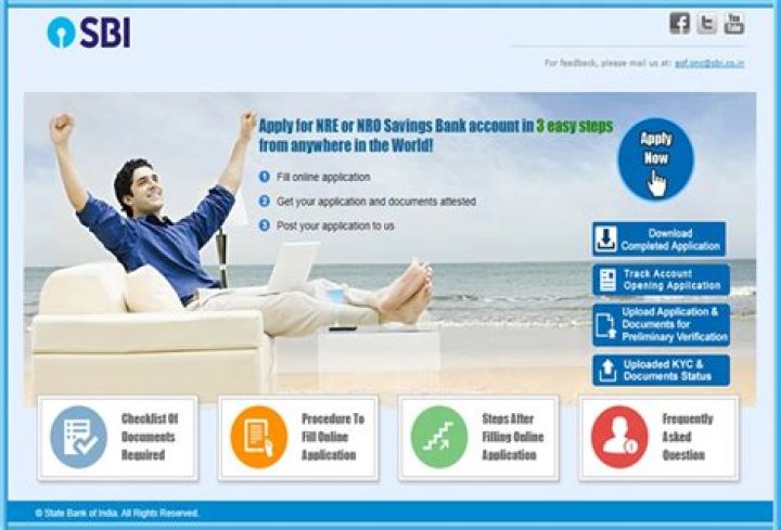 How to open nro account in sbi?