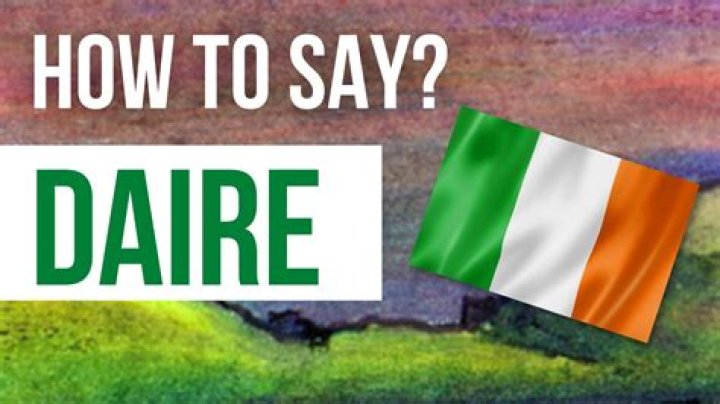 How to pronounce the name daire?