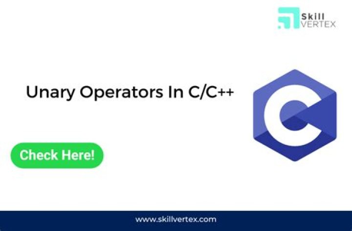 How unary operator works in c++?