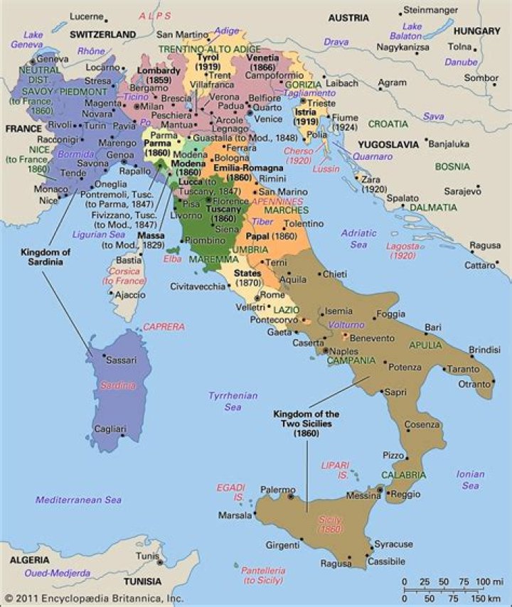How was sardinia formed?