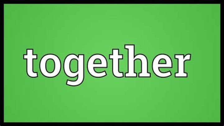 In it together meaning?