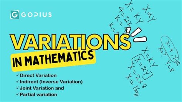 In mathematics what is variation?