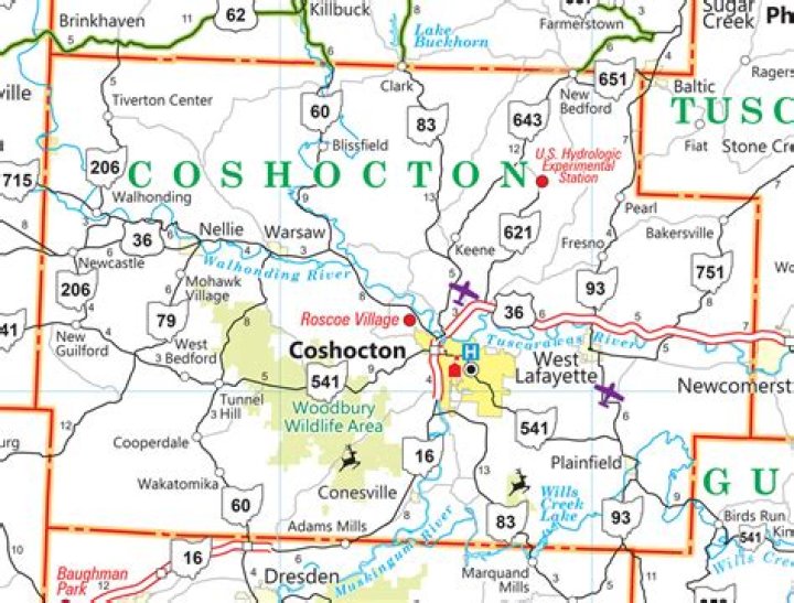 Is coshocton county under a level?