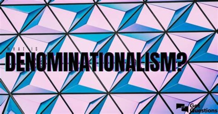 Is denominationalism a word?