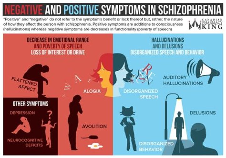 Is disorganized behavior a positive symptom of schizophrenia?