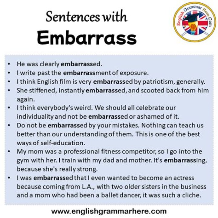 Is embarrassed plural of embarrass?