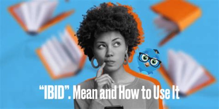 Is ibid used in apa?