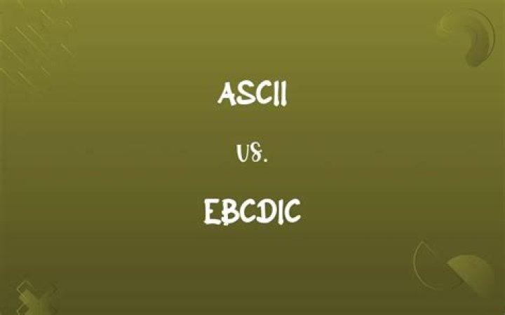 Is mainframe ebcdic or ascii?