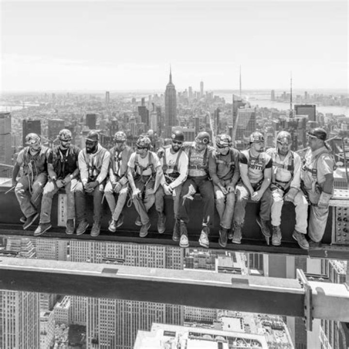 Is the ironworker photo real?