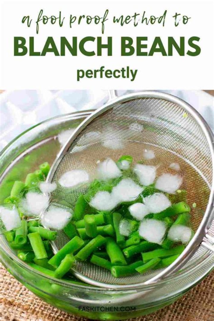Should i blanch broad beans before freezing?