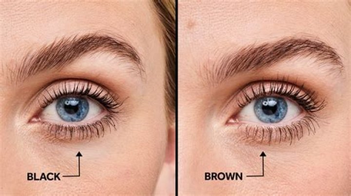 Should i wear black or brown mascara?
