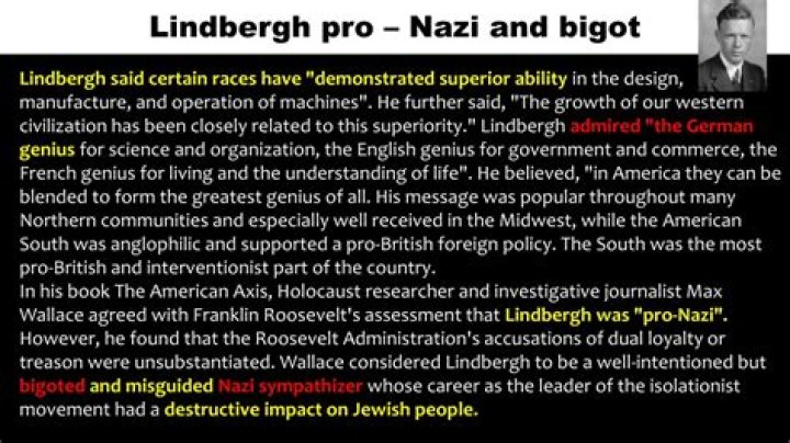 Was lindbergh pro german?