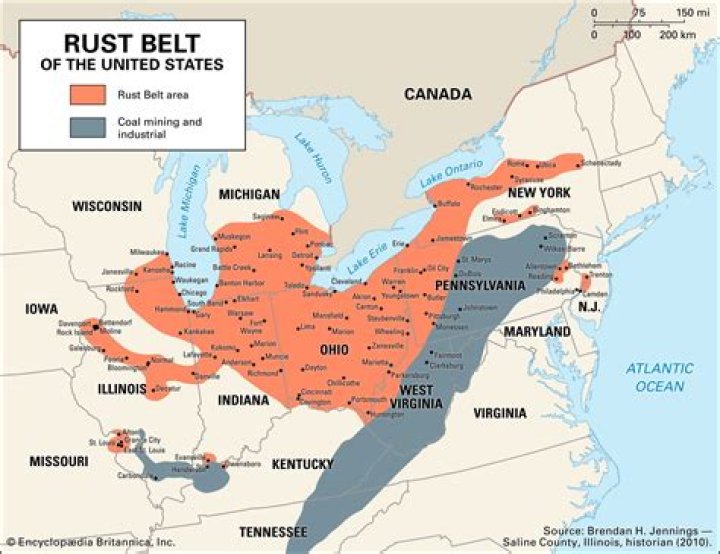 Were is the rust belt?