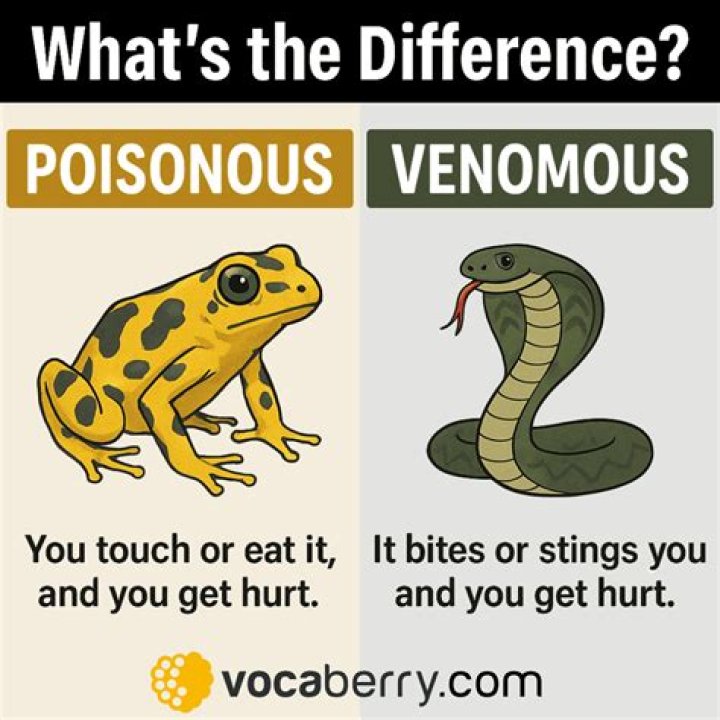 What's the difference between toxic and poisonous?