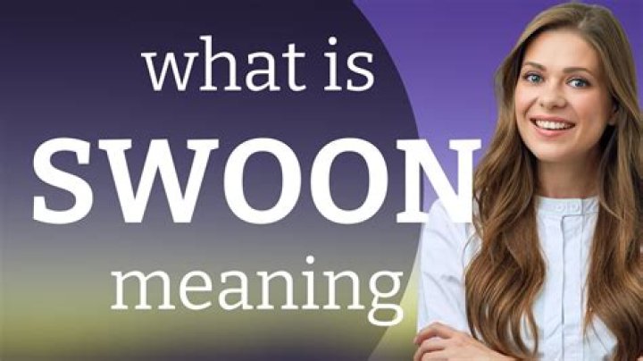 What a swoon meaning?