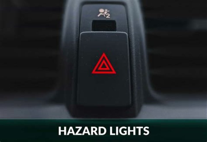 What are hazard flashers used for?