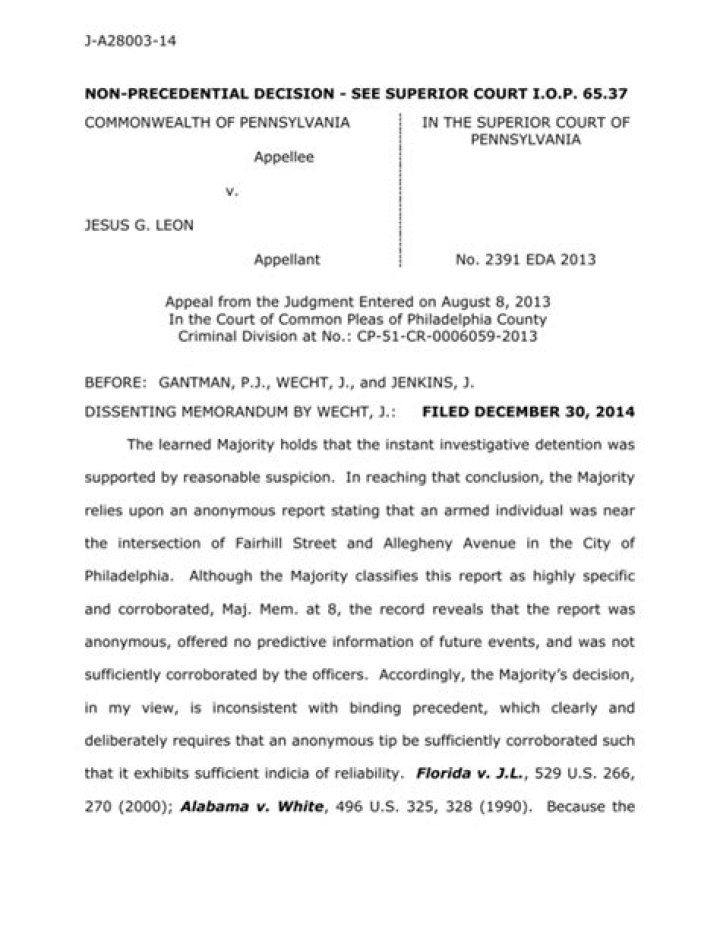 What does non precedential mean?