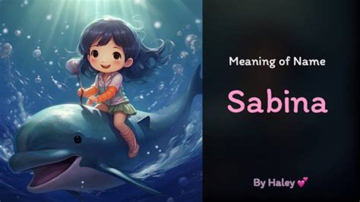 What does sabina mean in english?