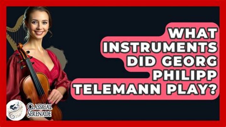 What instruments did telemann play?