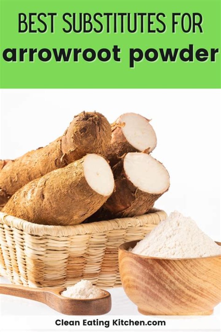 What is a substitute for arrowroot powder?