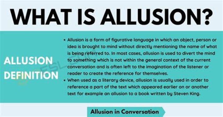 What is allusive language?