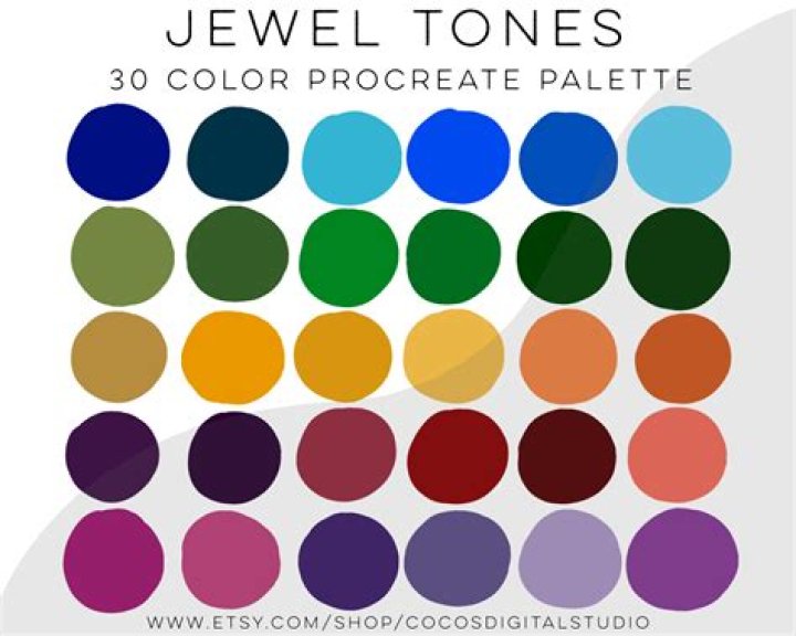 What is considered jewel tones?